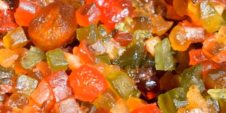 Fruta abrillantada